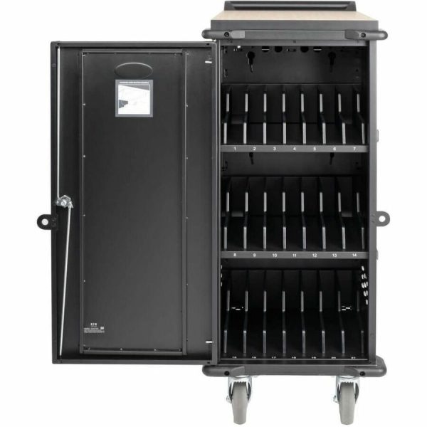 Eaton Tripp Lite Series 21-Device AC Charging Cart for Laptops and Chromebooks - 120V, NEMA 5-15P, 10 ft. (3.05 m) Cord, Black - Image 4