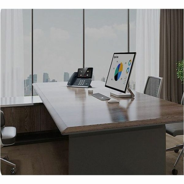 Yealink IP Phone - Corded - Bluetooth, Wi-Fi - Wall Mountable, Desktop - Classic Gray - Image 2