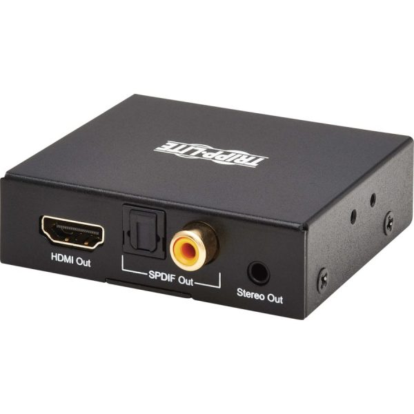Eaton Tripp Lite Series 4K HDMI Audio De-Embedder/Extractor with TOSLINK, RCA and 3.5 mm Stereo Output, 5.1 Channel, HDCP 2.2, 4K 60 Hz - Image 4