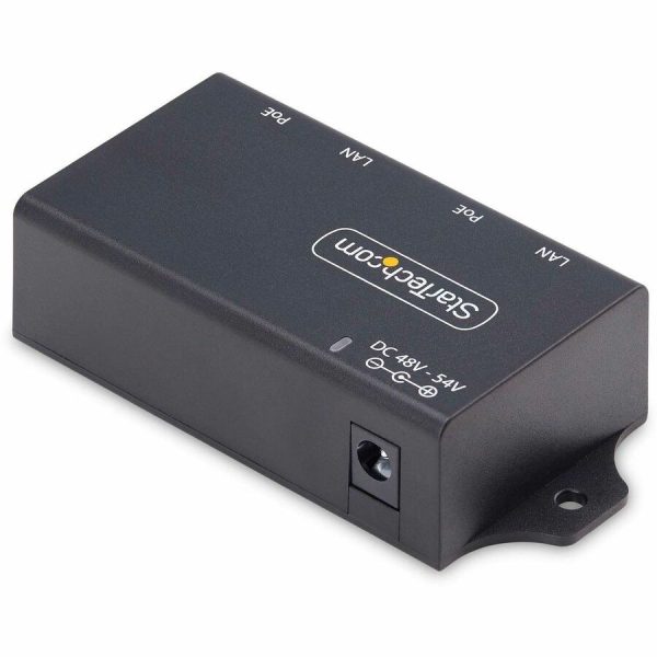 StarTech.com 2-Port PoE+ Injector, 10/100/1000Mbps, PoE/PoE+ (802.3af/802.3at), 30 Watt, 1Gbps Ethernet, Wall Mountable, Unmanaged - Image 2
