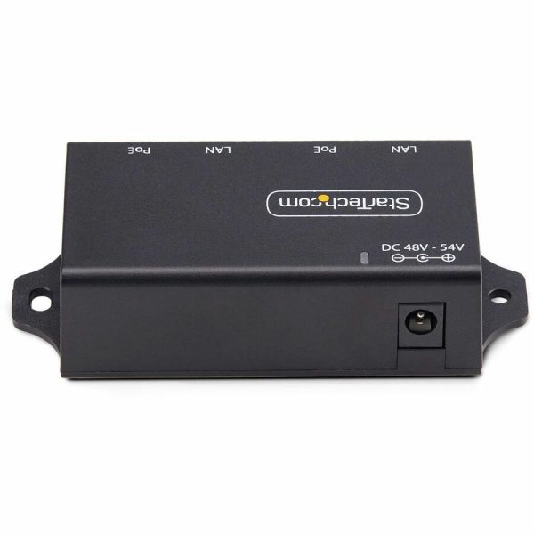 StarTech.com 2-Port PoE+ Injector, 10/100/1000Mbps, PoE/PoE+ (802.3af/802.3at), 30 Watt, 1Gbps Ethernet, Wall Mountable, Unmanaged - Image 4