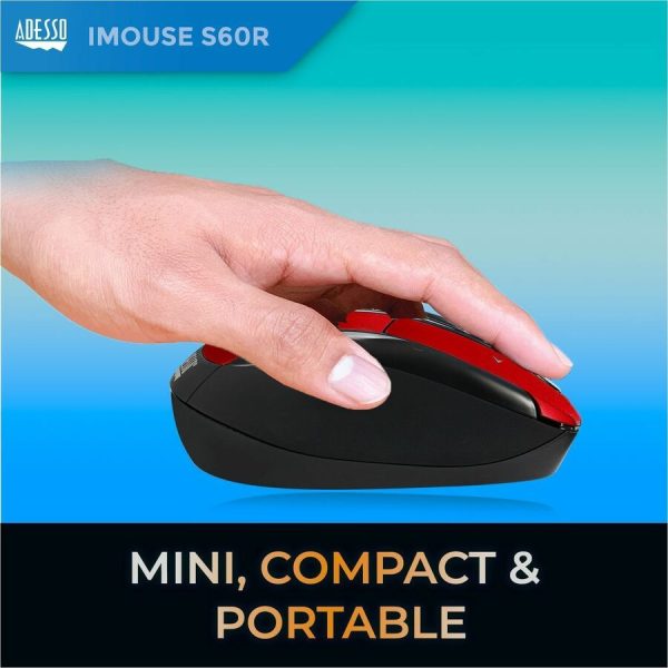 Adesso iMouse S60R - 2.4 GHz Wireless Programmable Nano Mouse - Image 4
