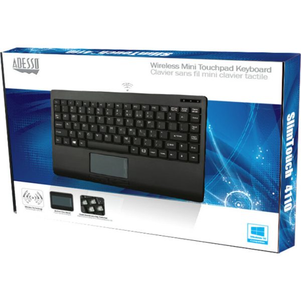 Adesso Wireless Mini Touchpad Keyboard - Image 4
