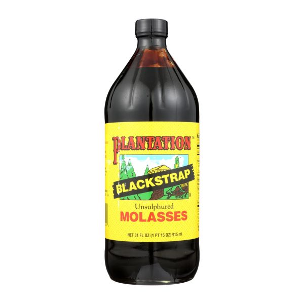 Plantation Blackstrap Molasses Syrup - Unsulphured - Case of 12 - 31 Fl oz. - Image 2