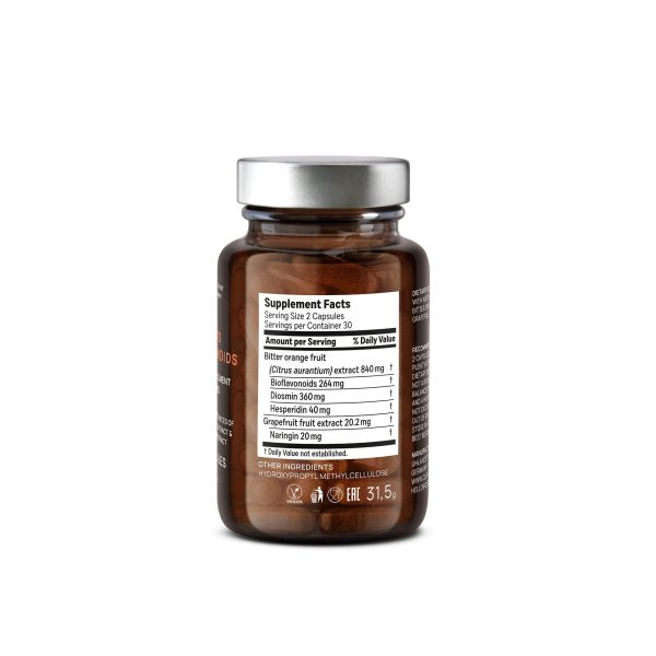 Citrus Bioflavonoids   Vegan Flavonoids Supplements Made from Bitter Orange and Grapefruit Extract   Antioxidant & Immune Support   60 Capsules   Made in Germany - Image 9