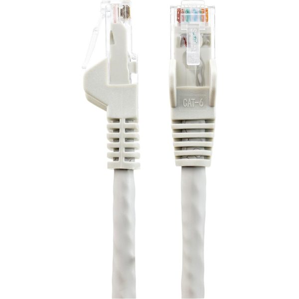 StarTech.com 20ft (6m) CAT6 Ethernet Cable, LSZH (Low Smoke Zero Halogen) 10 GbE Snagless 100W PoE UTP RJ45 Gray Network Patch Cord, ETL - Image 3
