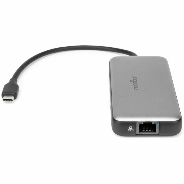 Rocstor Premium USB-C 8-in-1 Dual HDMI Display Portable Dock Multiport Adapter - Image 3