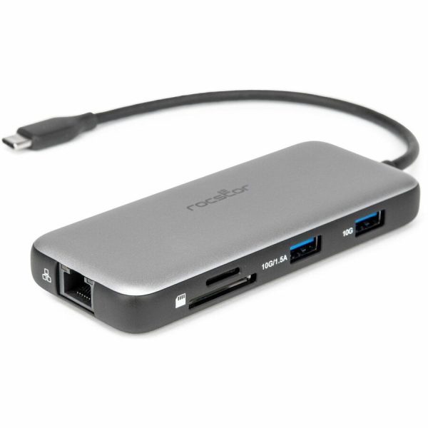 Rocstor Premium USB-C 8-in-1 Dual HDMI Display Portable Dock Multiport Adapter - Image 6