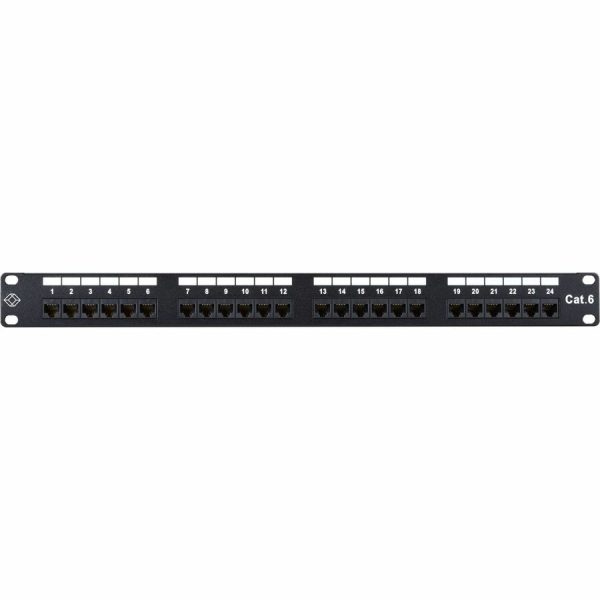 Black Box GigaTrue CAT6 Patch Panel - 1U, Unshielded, 24-Port - Image 2