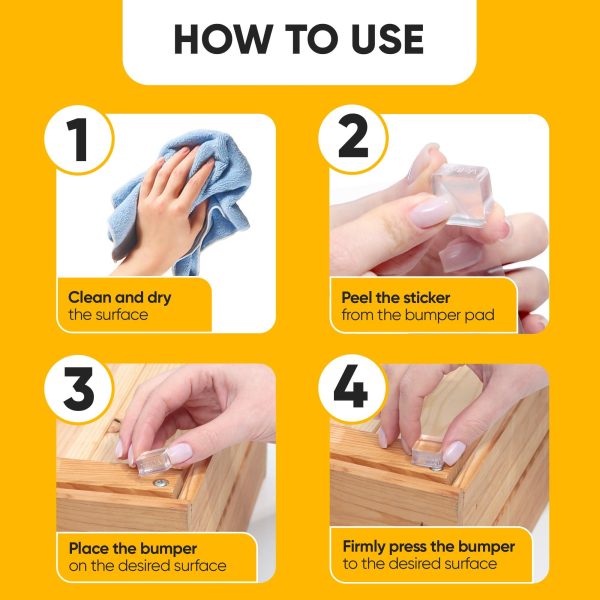 Adhesive Bumper Pads 8 Pack - Image 7