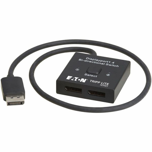 Eaton Tripp Lite Series 2x1 Bi-Directional DisplayPort Switch - 4K 120 Hz or 8K 30 Hz, HDR, HDCP Passthrough - Image 3