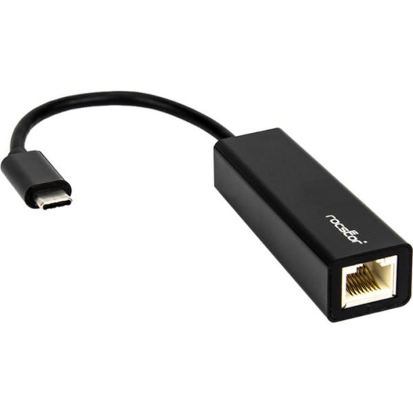 Rocstor Premium USB-C to Gigabit Network Adapter - USB Type-C to Gigabit Ethernet 10/100/1000 Adapter - Supports PXE Boot, Wake-On-Lan - Compatible with Mac & PC - Plug & Play (No Drivers Needed) - Black - USB 3.1 - 1 Port(s) - 1 - Twisted Pair WITH NATIVE DRIVER SUPPORT - Image 3