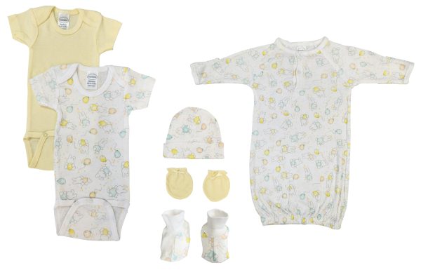 Unisex Newborn Baby 6 Pc  Sets Nc_0647