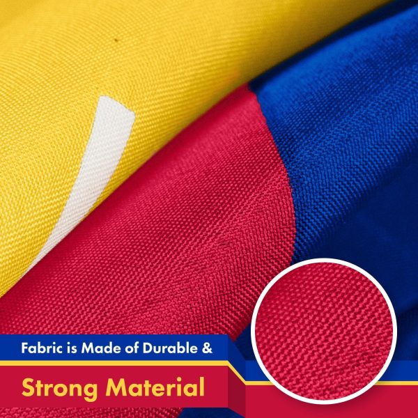 G128 3 Pack: Philippines (Philippine) Flag | 3x5 feet | Printed 150D Indoor/Outdoor, Vibrant Colors, Brass Grommets, Quality Polyester, Much Thicker More Durable Than 100D 75D Polyester - Image 4
