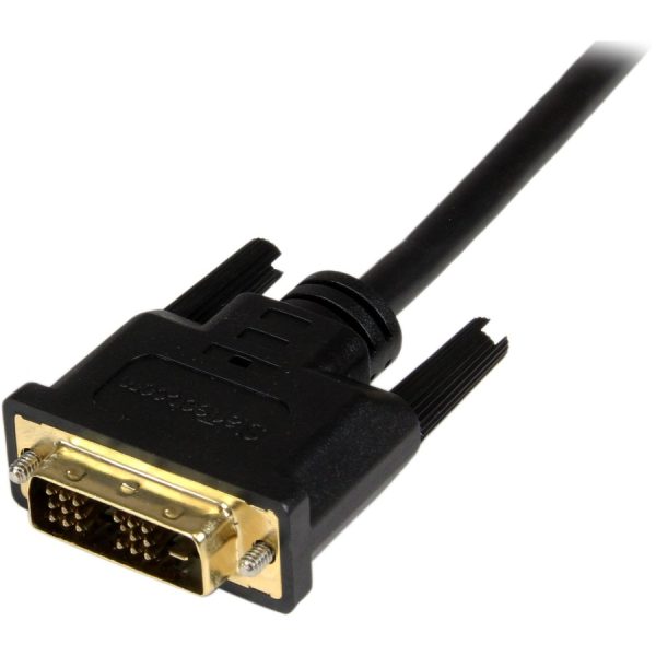 StarTech.com 3ft (1m) Micro HDMI to DVI Cable, Micro HDMI to DVI Adapter Cable, Micro HDMI Type-D to DVI-D Monitor/Display Converter Cord - Image 4