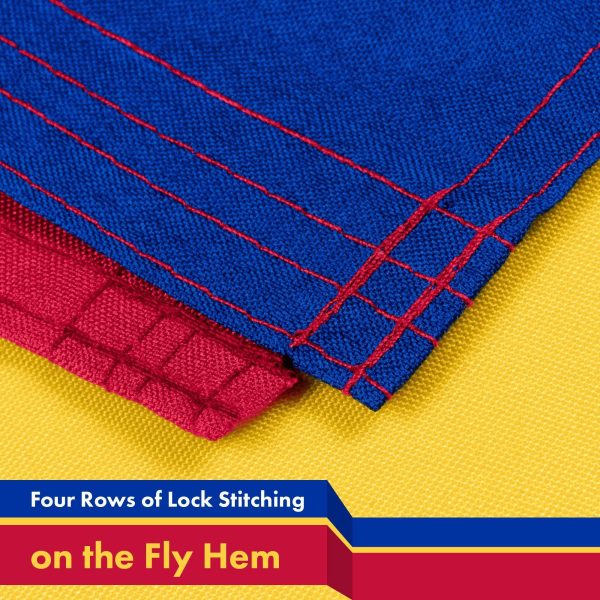 G128 10 Pack: Philippines (Philippine) Flag | 3x5 feet | Printed 150D Indoor/Outdoor, Vibrant Colors, Brass Grommets, Quality Polyester, Much Thicker More Durable Than 100D 75D Polyester - Image 5