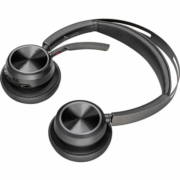 Poly Voyager Focus 2 USB-C-C Headset + USB-C/A Adapter TAA - Image 2