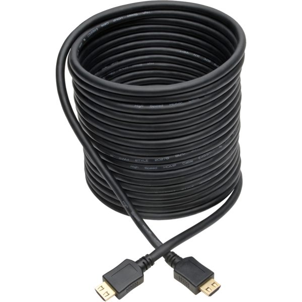 Eaton Tripp Lite Series High-Speed HDMI Cable, Gripping Connectors (M/M), Black, 25 ft. (7.62 m) - Image 2