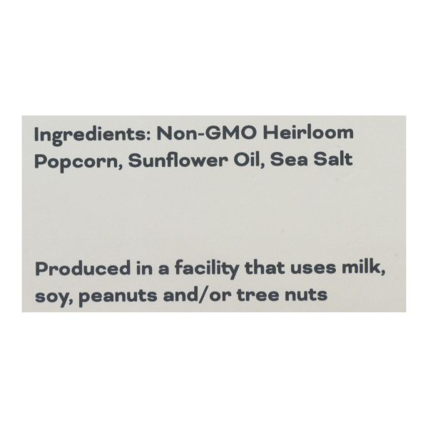 Pipcorn Mini Popcorn - Sea Salt - Case of 12 - 4 oz.