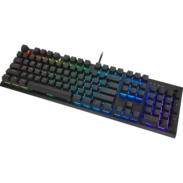 Corsair K60 RGB Pro SE Mechanical Gaming Keyboard - Cherry Viola - Black - Image 6