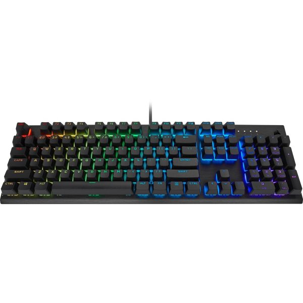 Corsair K60 RGB Pro SE Mechanical Gaming Keyboard - Cherry Viola - Black - Image 8