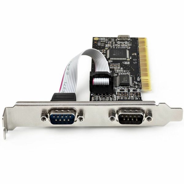 StarTech.com PCI Serial Parallel Combo Card with Dual Serial RS232 Ports (DB9) & 1x Parallel Port (DB25), PCI Adapter Expansion Card - Image 3