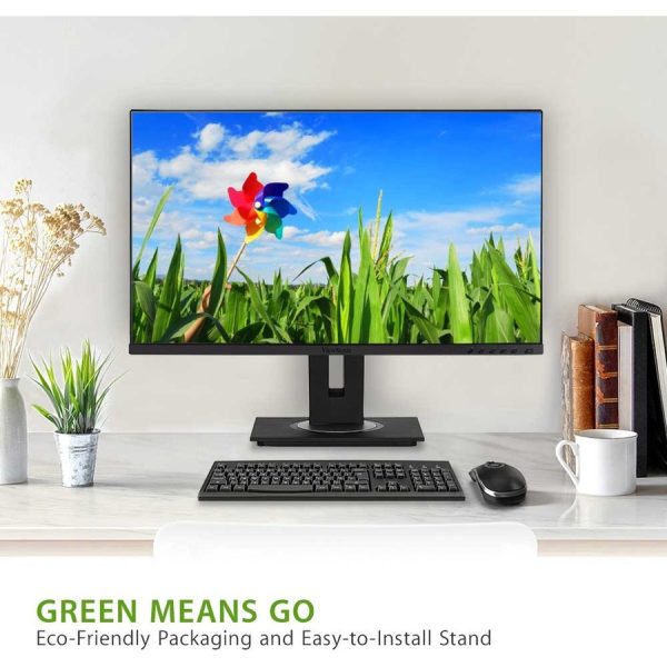 ViewSonic VG2455 24 Inch IPS 1080p Monitor with USB C, HDMI, DisplayPort, VGA and 40 Degree Tilt Ergonomics for Home and Office - Image 4