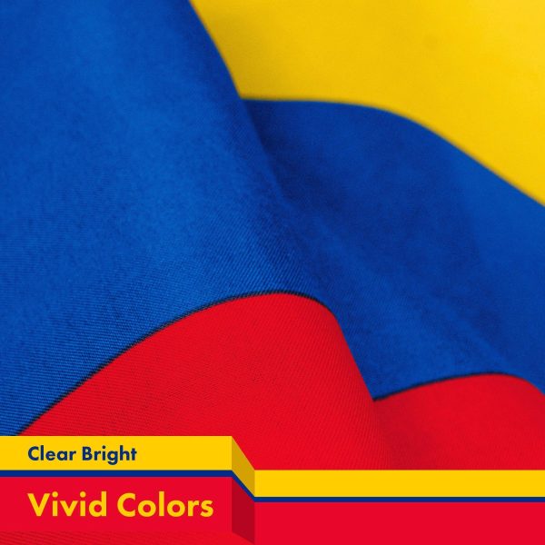 Colombia (Colombian) Flag 150D Printed Polyester 3x5 Ft - Image 3