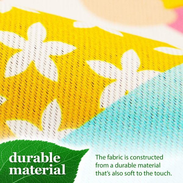 G128 Garden Flag Happy Easter Rabbit Gnome in Truck 12"x18" Blockout Fabric - Image 7