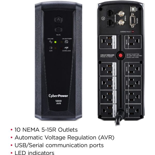 CyberPower CP1200AVR AVR UPS Systems - Image 2