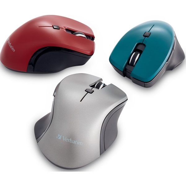 Verbatim USB-C™ Wireless Blue LED Mouse - Red - Image 4