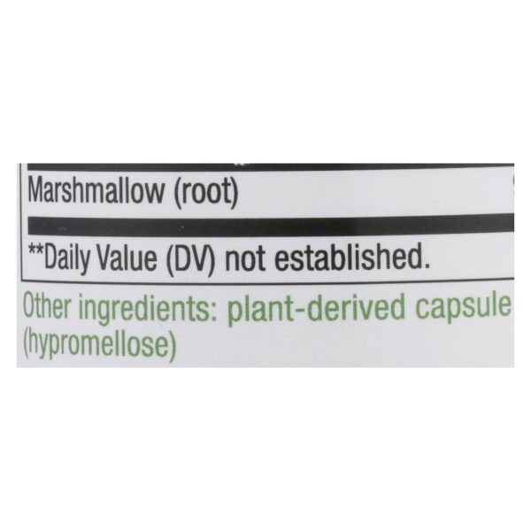 Nature's Way - Marshmallow Root - 100 Capsules - Image 3