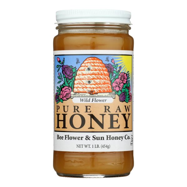 Bee Flower and Sun Honey - Wild Flower - Case of 12 lbs - Image 2