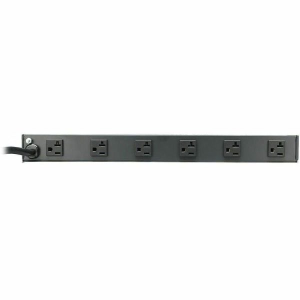Eaton Tripp Lite Series 1U Rack-Mount Power Strip, 120V, 20A, L5-20P, 12 Outlets (6 Front-Facing, 6-Rear-Facing) 15 ft. (4.57 m) Cord - Image 2