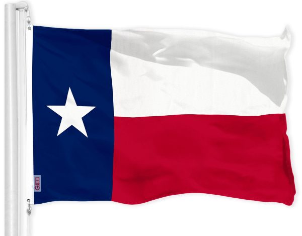 G128 Combo Pack: USA American Flag 3x5 Ft 150D Printed Stars & Texas State Flag 3x5 Ft 150D Printed - Image 2