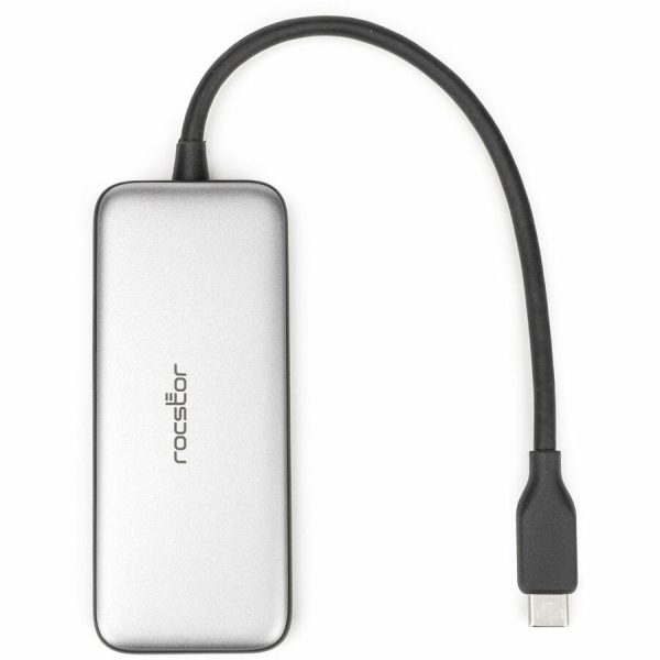 Rocstor Premium USB-C HUB with PD - USB-C to Quad USB-C 3.1 5Gbps Ports - Image 3