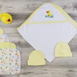 Hooded Towel, Bath Mittens And Caps Ls_0633