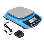 Ounce Carat and Gram Scale 0.01g Accuracy 600 g Capacity Analytical Science Lab Scale Laboratory Accurate Balance   USB Charger and AC DC Adapter Included