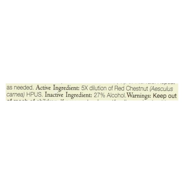 Bach Flower Remedies Essence Red Chestnut - 0.7 fl oz