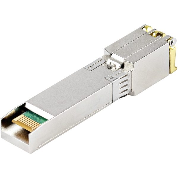 StarTech.com MSA Uncoded SFP+ Module - 10GBASE-T - 10GE Gigabit Ethernet SFP+ SFP to RJ45 Cat6/Cat5e Transceiver Module - 30m - Image 3