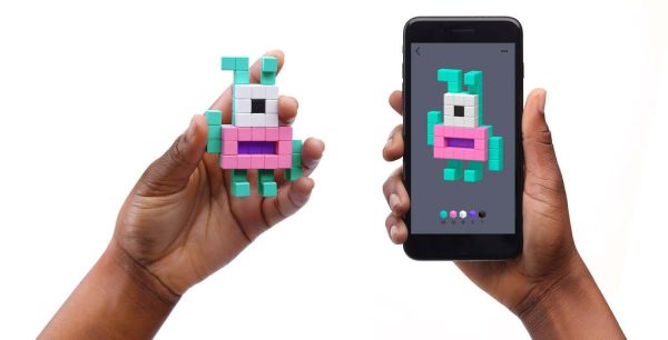 PIXIO Happy Family - 88 Magnetic Blocks in 7 Colors + Free App - Image 7