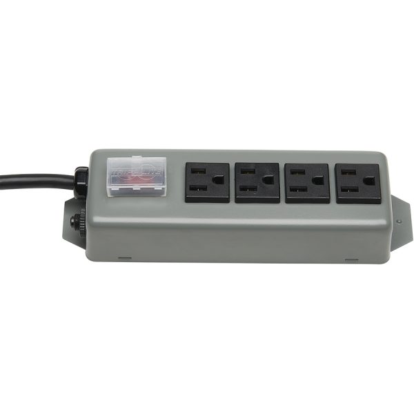 Eaton Tripp Lite Series Industrial Power Strip, 4-Outlet, 6 ft. (1.8 m) Cord, Locking Switch Cover - Image 2