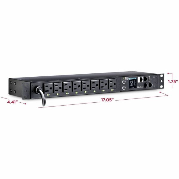 CyberPower PDU41001 Single Phase 100 - 120 VAC 15A Switched PDU - Image 3