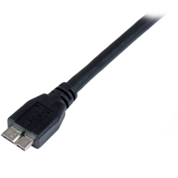StarTech.com 1m (3ft) Certified SuperSpeed USB 3.0 (5Gbps) A to Micro B Cable - M/M - Image 3