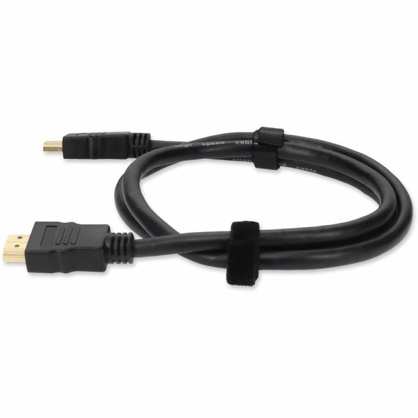 AddOn 3ft HDMI 1.4 Male to Male Black Cable For Resolution Up to 4096x2160 (DCI 4K) - Image 2