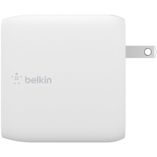 Belkin BoostCharge Dual USB-C GaN Wall Charger 68W and USB-C Cable Laptop Chromebook Charging - Power Adapter - Image 4