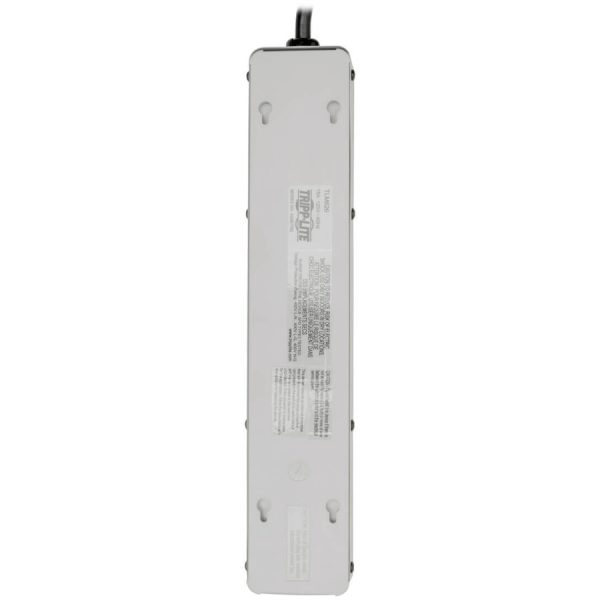 Eaton Tripp Lite Series Protect It! Surge Protector with 6 Right-Angle Outlets, 6 ft. (1.83 m) Cord, 1340 Joules, Diagnostic LEDs, Metal Case - Image 2
