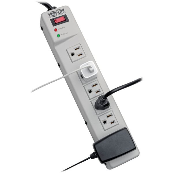 Eaton Tripp Lite Series Protect It! Surge Protector with 6 Right-Angle Outlets, 6 ft. (1.83 m) Cord, 1340 Joules, Diagnostic LEDs, Metal Case - Image 4