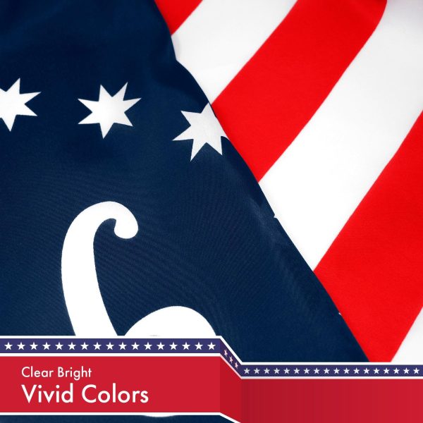 Bennington Flag 3x5 Ft 5-Pack 150D Printed Polyester By G128 - Image 3