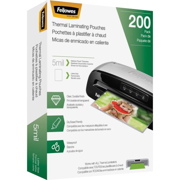 Fellowes Letter-Size Thermal Laminating Pouches - Image 11